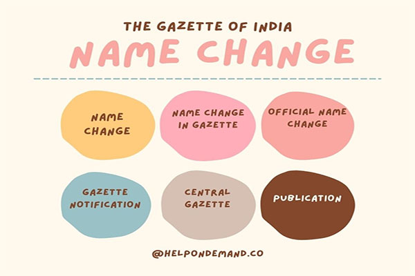 Name Change Procedure In India